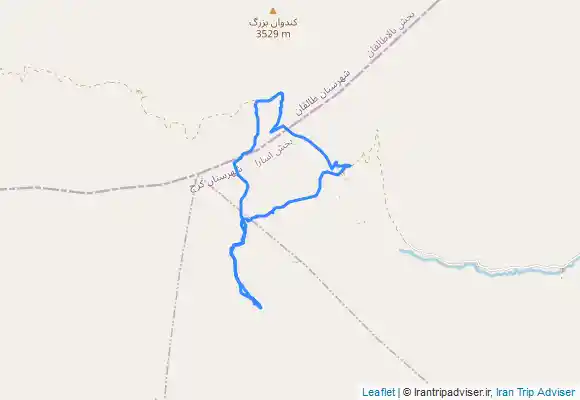 ترک جی پی اس مسیر قله هفت خان