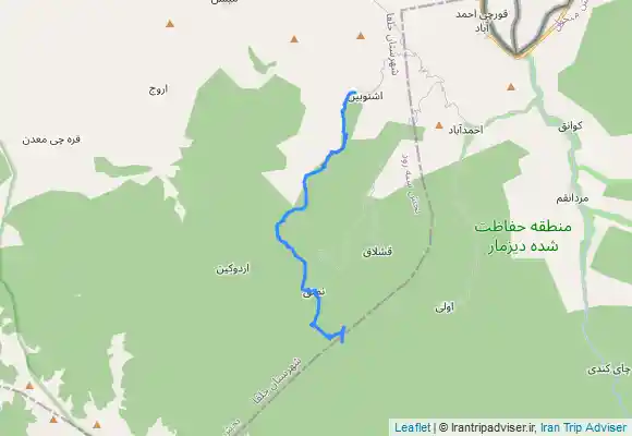 ترک جی پی اس روز دوم چیچکلو به نمنق و اوشتبین