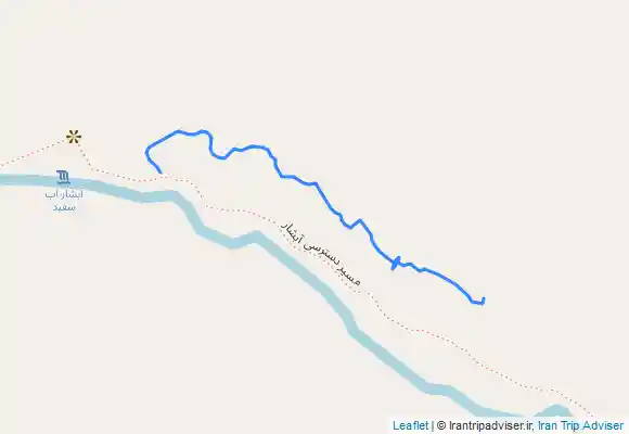 ترک جی پی اس Ab sefid waterfall