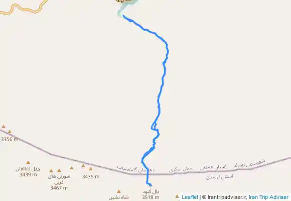 ترک جی پی اس یال کبود از سراب گاماسب