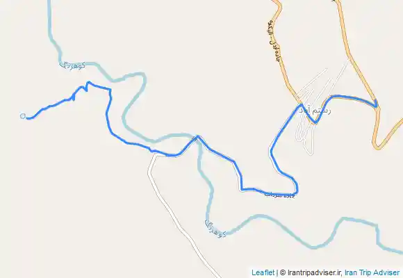 ترک جی پی اس ۱۴۰۳/۲/۲۸ چشمه و آبشار سرداب رستم آباد، بازفت، چهارمحال و بختیاری