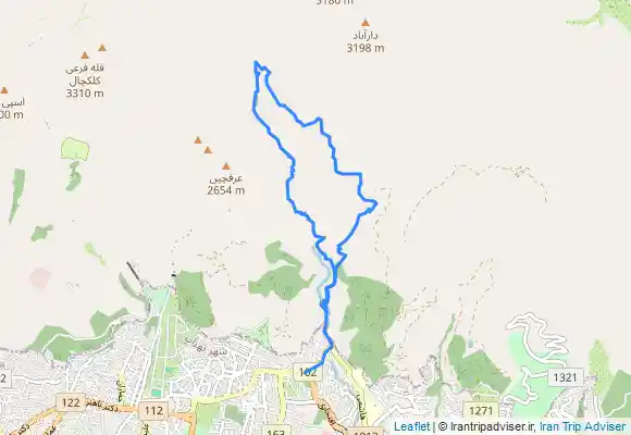 ترک جی پی اس Parking Darabad - Chal magas