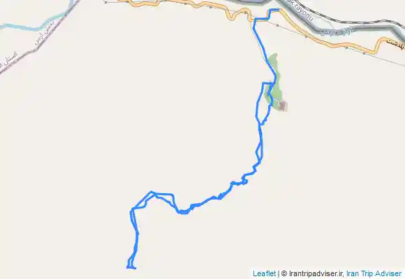 ترک جی پی اس Sant Stepanus church summit near Julfa قله جنوب غربی کلیسای سنت استپانوس جلفا