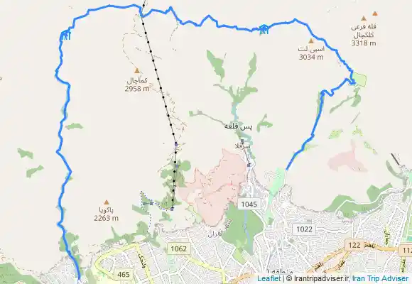 ترک جی پی اس گلابدره به درکه