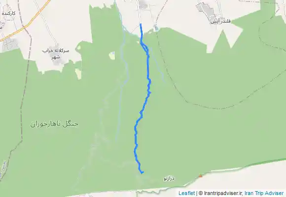ترک جی پی اس مسیر کردکوی تا یزدان محله