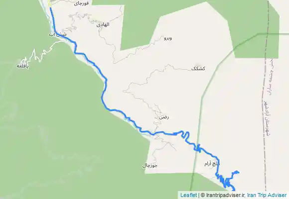 ترک جی پی اس مسیر قورچای به برکه و چشمه گل آقا نصیر