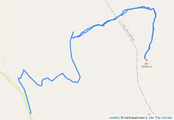 ترک جی پی اس قله رنج (ronj) سپیدان استان فارس