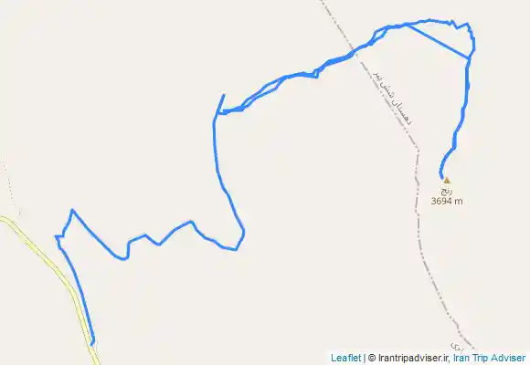 ترک جی پی اس قله رنج سپیدان