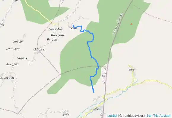 ترک جی پی اس خط الراس بوقوتو از روستای گلستان