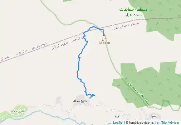 ترک جی پی اس قله گلن