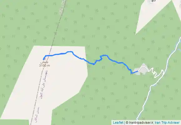 ترک جی پی اس قله چلچلی