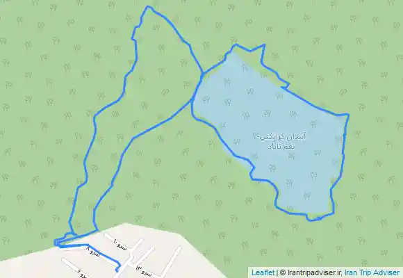 ترک جی پی اس مسیر دریاچه جوربند
