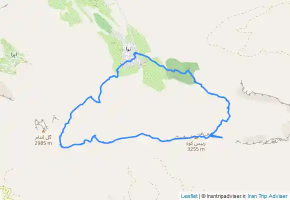 ترک جی پی اس قله رئیس کوه و قله اسپه خاک از نوا