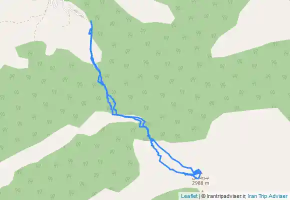 ترک جی پی اس صعود به قله سرخنی