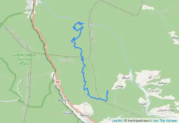 ترک جی پی اس تریل دوچرخه از بهمنان به پلنگ دره