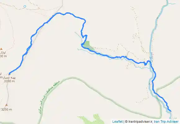 ترک جی پی اس سنگان آبشار قله پهنه سار