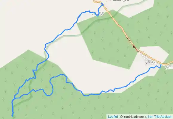 ترک جی پی اس پیرانشهر آبشار خرپاپ