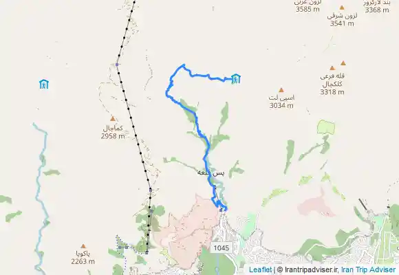 ترک جی پی اس از شیرپلا به دربند از مسیر اسون