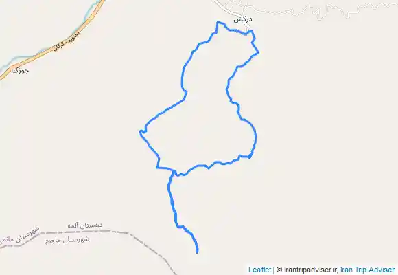 ترک جی پی اس مسیر درکش، دره پیازک، یامان داغی، کنگرزو