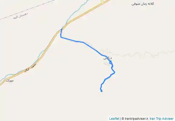 ترک جی پی اس Darkesh آبشار و دره درکش خراسان شمالی (بجنورد)