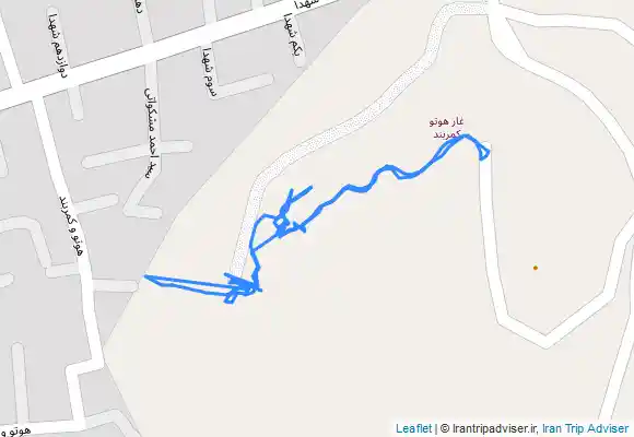 ترک جی پی اس غار دستکند هوتو و کمربند بهشهر