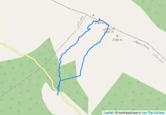 ترک جی پی اس صعودبه قله کان صیفی ایلام