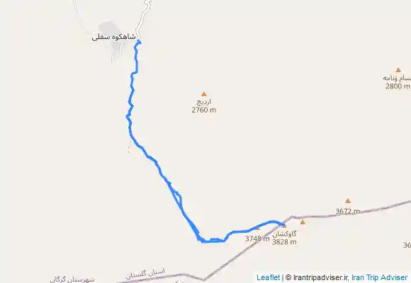 ترک جی پی اس گاوکشان از شاهکوه