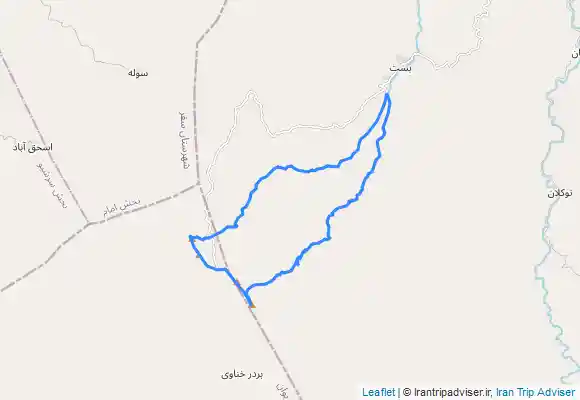 ترک جی پی اس چهل چشمه قله قولی زلیخا