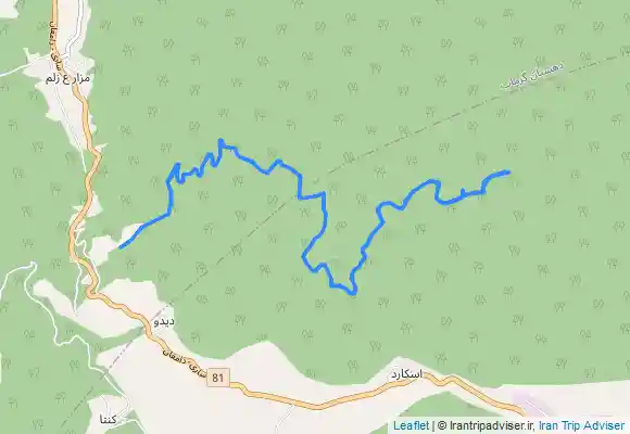 ترک جی پی اس آبشار هفت خال کیاسر ۱۴۰۳/۳/۱۸