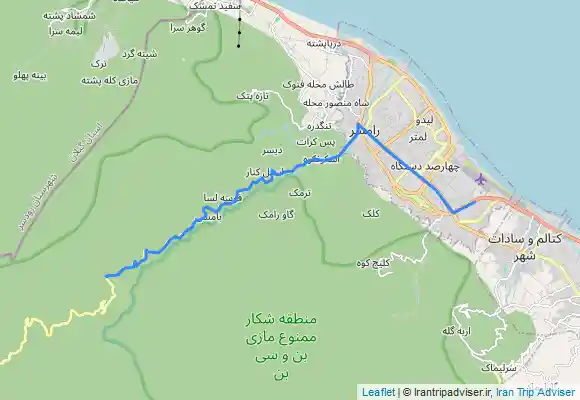 ترک جی پی اس آبشار راشنه