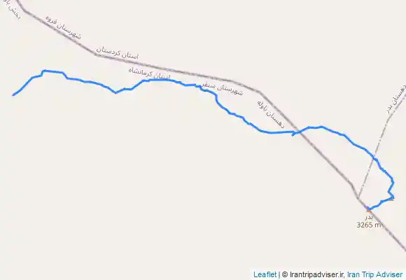 ترک جی پی اس قله بدر از مسیر روستای ورمقان