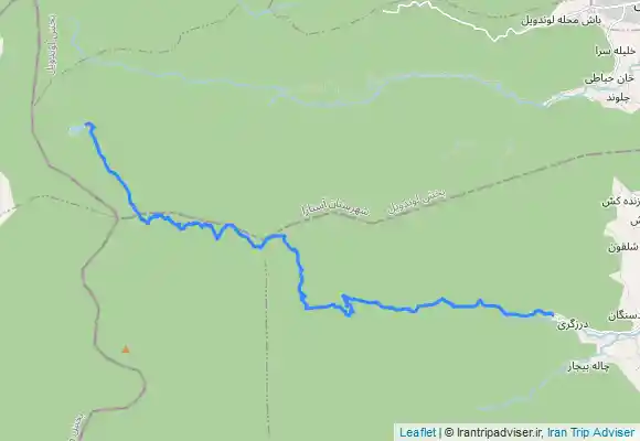 ترک جی پی اس Sūhā - آبشار لوشکی Lushki Waterfall - Darz̄ Kerī