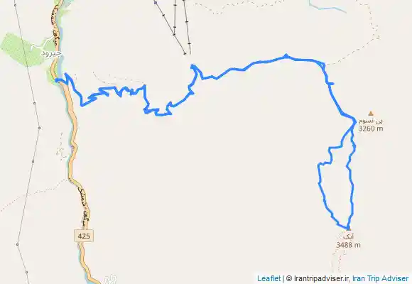 ترک جی پی اس قله آبک