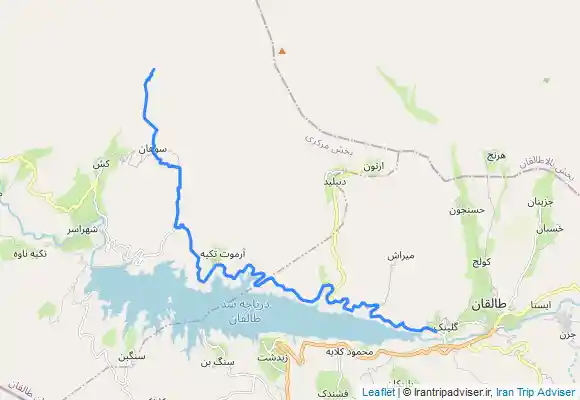 ترک جی پی اس آبشار چره روستای سوهان طالقان