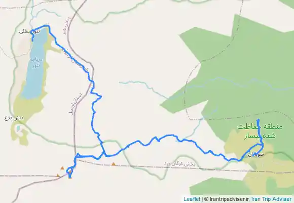 ترک جی پی اس قله بغرو داغ