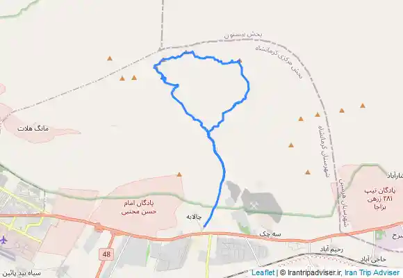 ترک جی پی اس Parking - Mountain hut - قله پراو - قله شاودالان