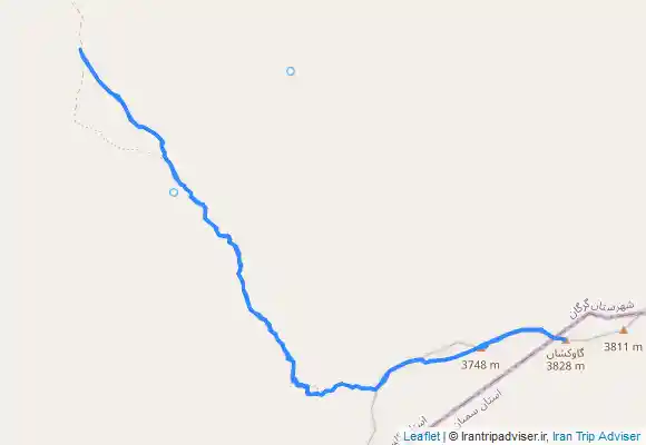 ترک جی پی اس قله گاوکشان