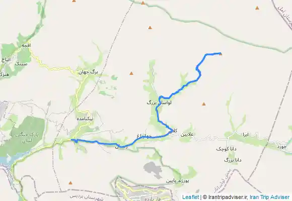 ترک جی پی اس قله فیل زمین