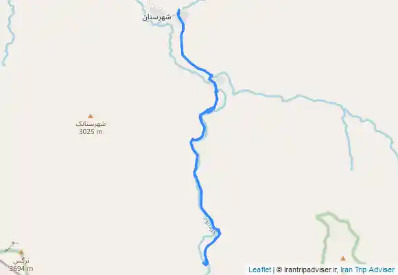 ترک جی پی اس پیمایش دره سه هزار به آبگرم درجان