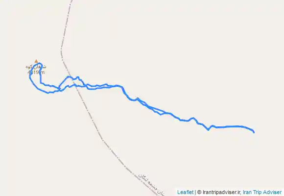 ترک جی پی اس قله شاهان کوه بام اصفهان