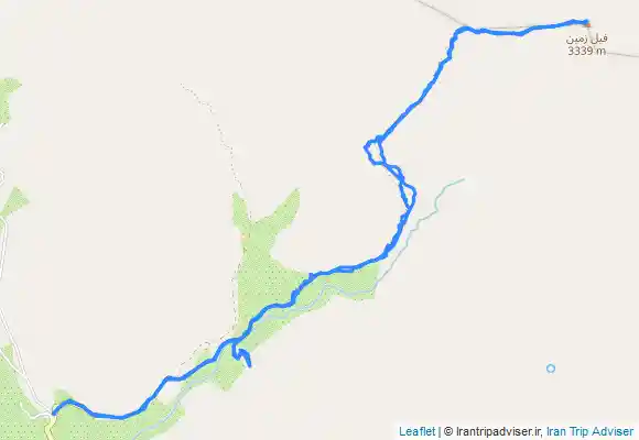 ترک جی پی اس صعود به قله فیل زمین