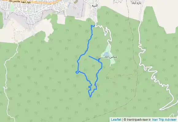 ترک جی پی اس دِاُو ،نرگس تپه، کلبه آتش‌نشانی،خرمندی،فرهنگیان ،سرچشمه،و پایان اردوگاه سپاه