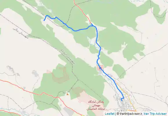 ترک جی پی اس آبشار تنگ پیازه