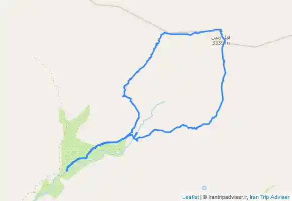 ترک جی پی اس قله فیل زمین، صعود از غرب و فرود از جنوب