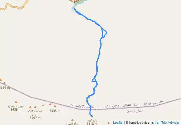 ترک جی پی اس صعود به قله یال کبود