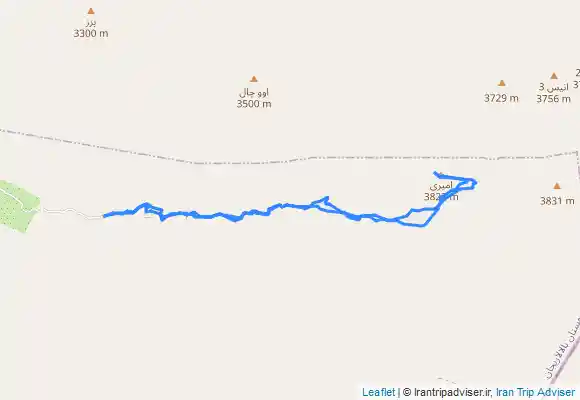 ترک جی پی اس قله شاه طهماسب