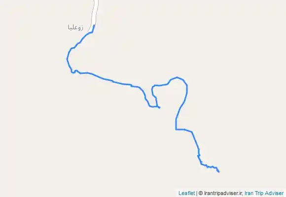 ترک جی پی اس برگشت آبشار آژنی زو علیا مسیر میان بر