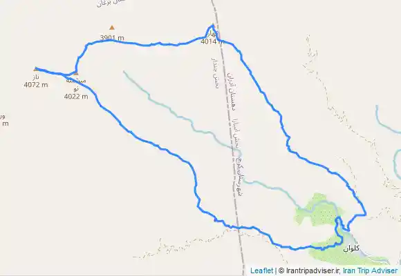 ترک جی پی اس صعود یکروزه قله کهار و ناز از کلوان