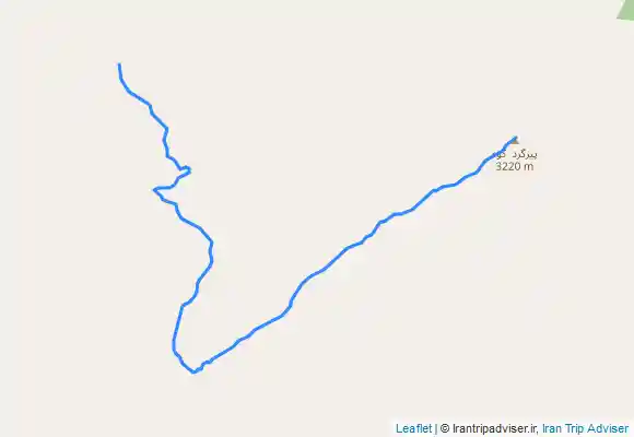 ترک جی پی اس قله پیرگرد از یال غربی