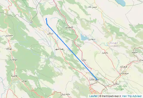 ترک جی پی اس قله قلاد گرد سپیدان مسیر تنگه شکرک Qalat Gard Sepidan peak from Barf Firouz and Shukark Gorge